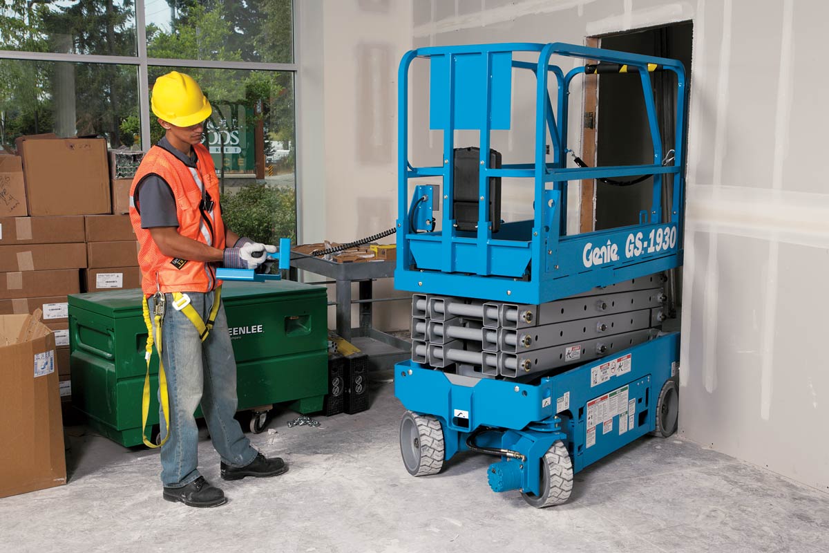 19 ft. Electric Scissor Lift Rental, Narrow